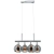 Lampa wisząca chromowana szklana 4-punktowa 2208/4 8C z serii PIRAN - Lampy Elem